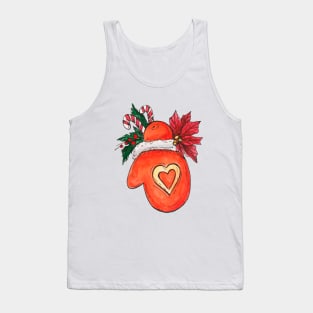 Christmas mitten Tank Top